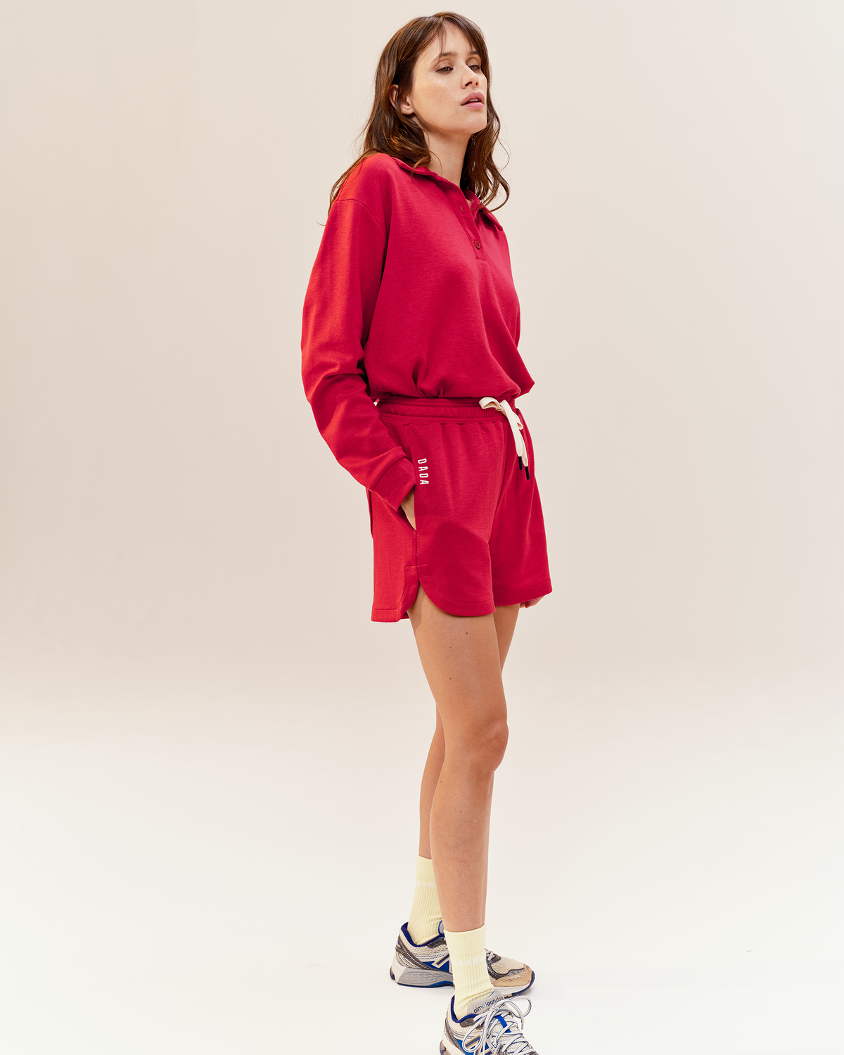Valou - Sweat léger d'équitation Cerise