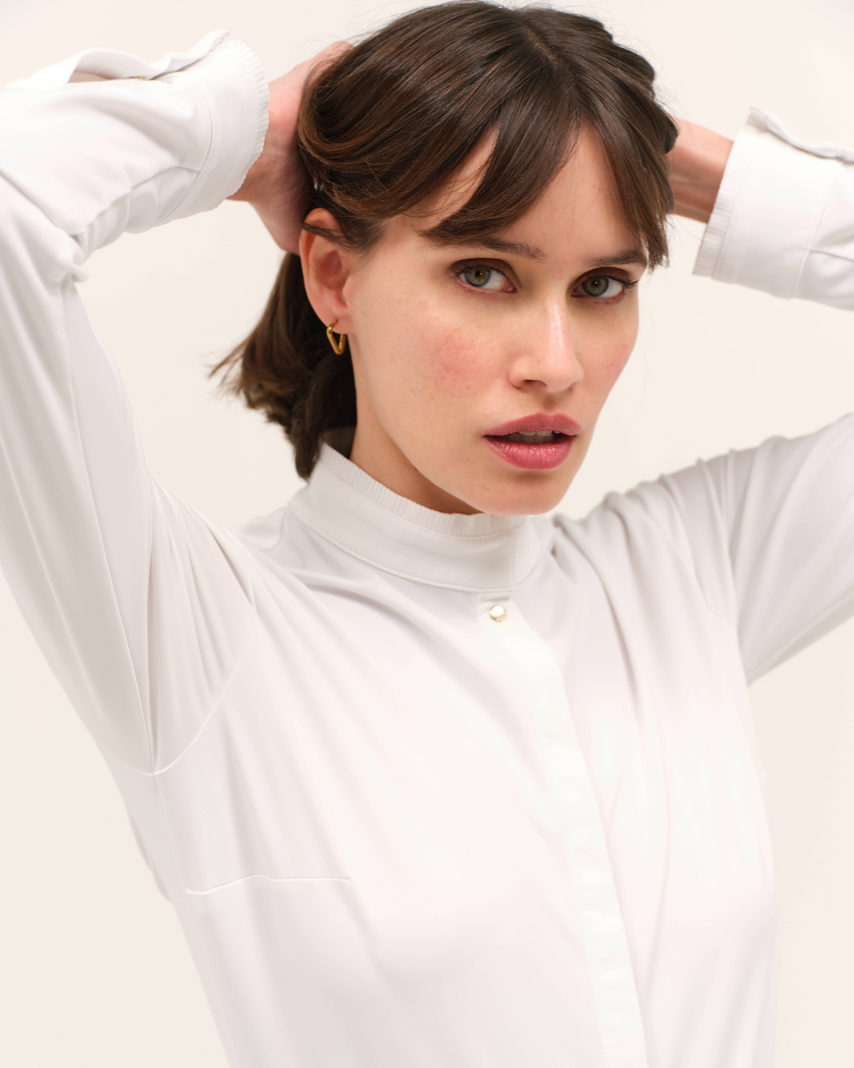 Vendetta - White Equestrian Show Shirt