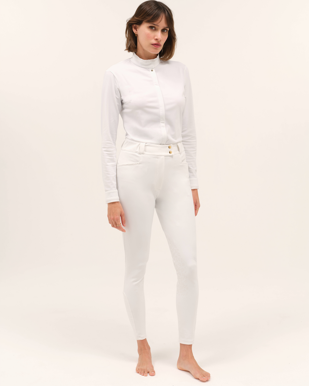 Vendetta - Chemise de concours d'équitation Blanc