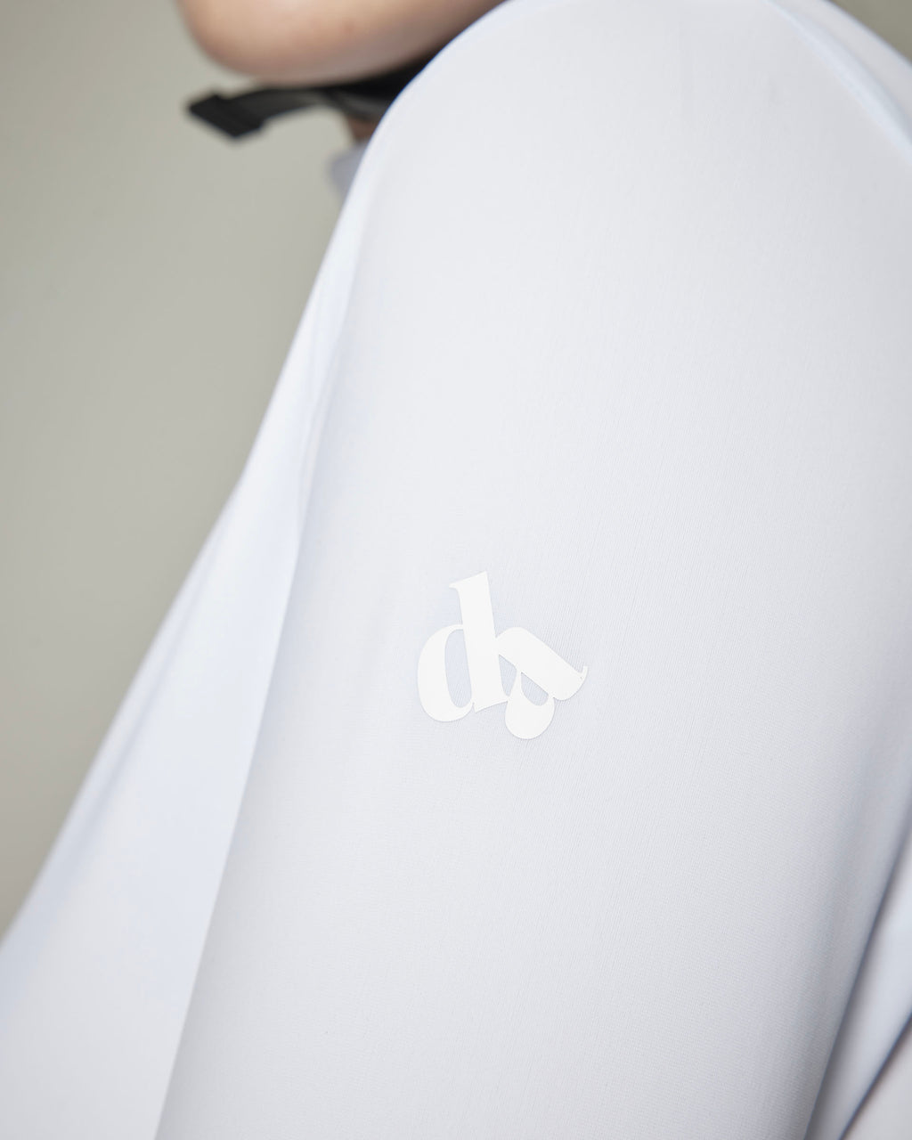 Visconti - T-shirt technique d'équitation col montant Céleste