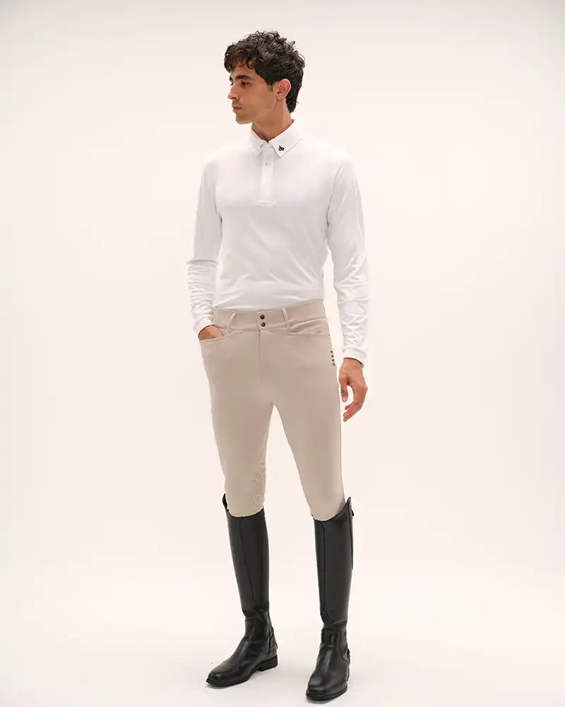 Vitali - Equestrian long-sleeved competition polo