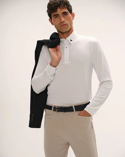 Vitali - Equestrian long-sleeved competition polo
