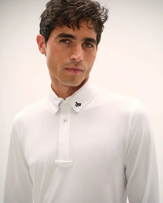 Vitali - Equestrian long-sleeved competition polo