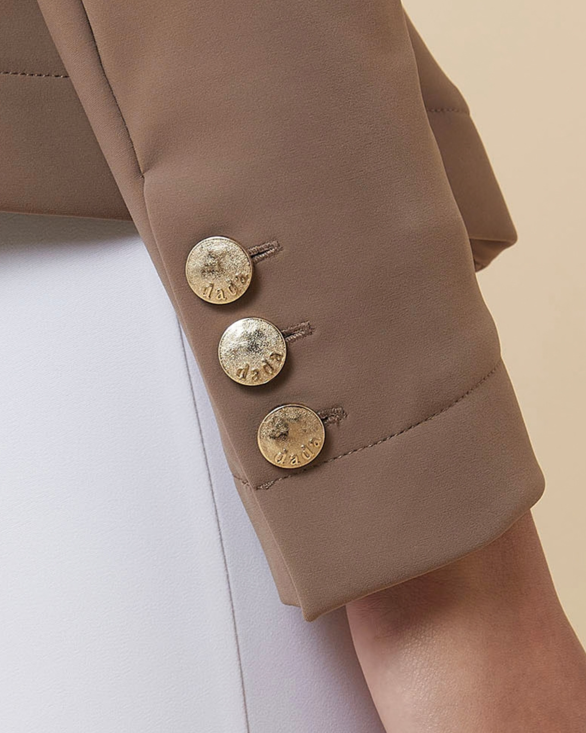 Gold buttons