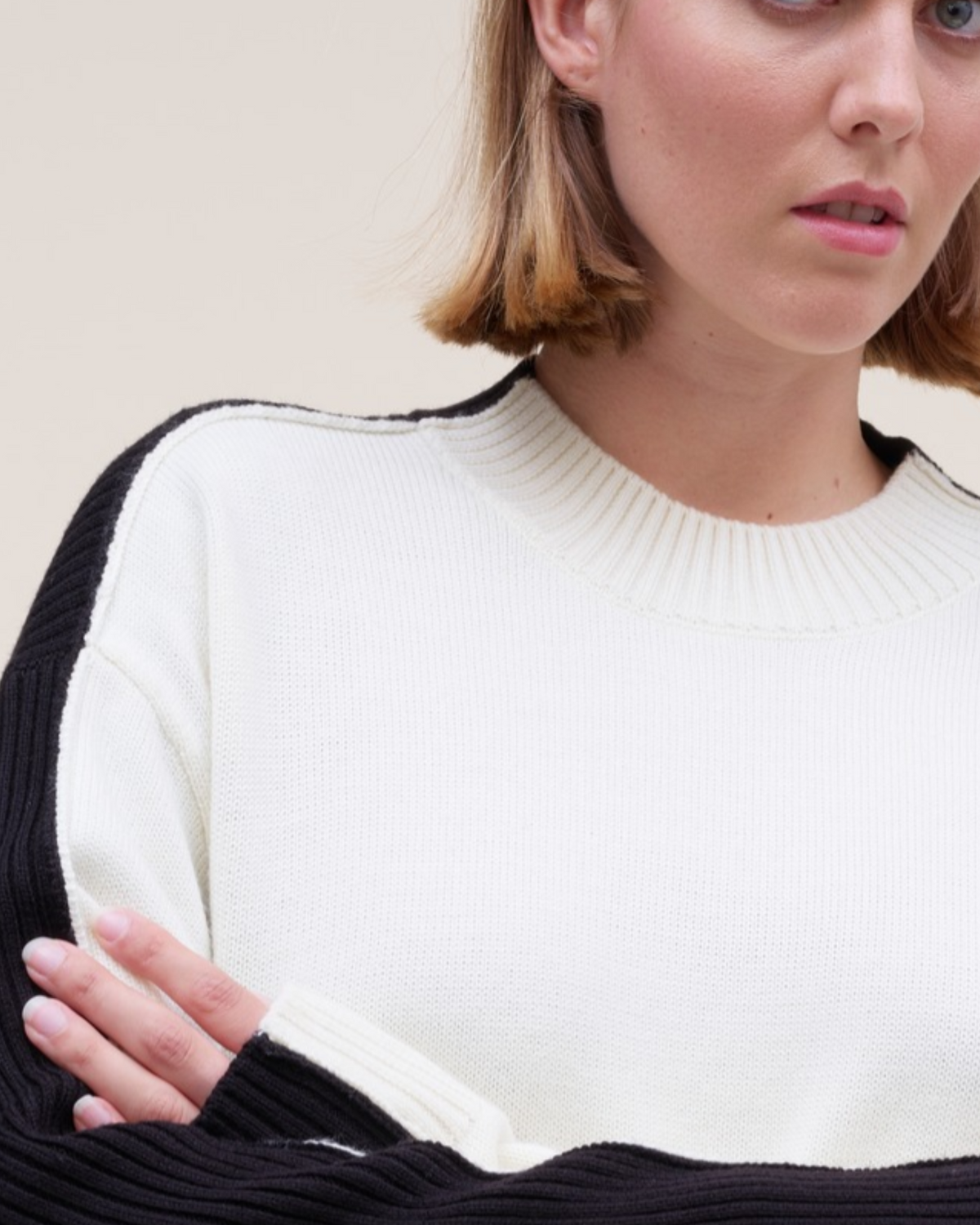Mock neck