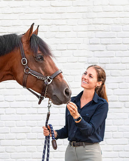 Hattina - Chemise technique fluide d'équitation